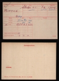 MITTON GEORGE (medal card)