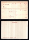 SLORACH ALEXANDER(medal card)