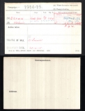 BROWN WILLIAM GREIG(medal card)
