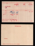 KIDDLE GEORGE ALFRED(medal card)