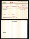 LYTHGOE RALPH(medal card)