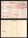 MATSON WILLIAM DUNN(medal card) 