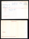 CAMPKIN ALBERT JOSEPH(medal card) 