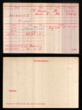 MURCUTT FREDERICK(medal card)