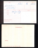 CARGILL ALEXANDER(medal card)