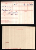 HEELEY HERBERT MANSTON(medal card) 