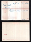 McGINLEY MICHAEL(medal card) 