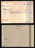 SWINN THOMAS E(medal card) 