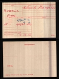 ROWELL JAMES(medal card) 
