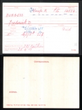 BURGESS FREDRICK DOUGLASS(medal card)