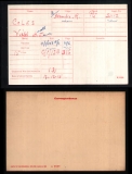 COLES VICTOR HAROLD JAMES(medal card) 