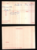 PHILLIPS HENRY WILLIAM(medal card) 