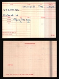 STEVENS RICHARD HENRY(medal card) 