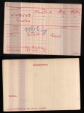 WARNER GEORGE(medal card) 