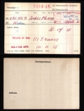 ARCHER WILLIAM(medal card) 