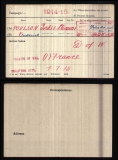 POULSON FREDERICK(medal card) 