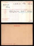 BATES PERCY(medal card) 