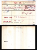 BELLWOOD GEORGE HENRY(medal card) 