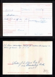 SLOWE ABRAHAM(medal card) 