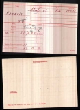 FRANCIS WILLIAM ORLANDO(medal card) 