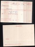 JARVIS FREDERICK(medal card) 