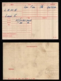 LAMB LOUIS EDGAR(medal card) 