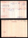 HANSON ERNEST REGINALD(medal card) 