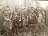 MALONE MAURICE EDWARD (group photo 15th Bn Officers; Malone second from the right)