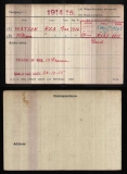 Watson William Sneddon (medal card)