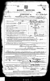 WILLIAMS PERCIVAL VAUGHAN (attestation paper)