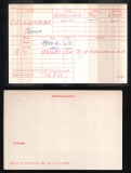 CULLUMBINE JAMES (medal card)