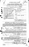 ADAMS CHARLES FREDERICK (attestation paper)