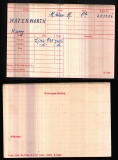 WATERWORTH HARRY (medal card)