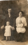 PICKERING JOHN WILLIAM (with his wife Mary and their children, Doris and Charles)