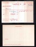 CUTMORE HENRY (medal card)