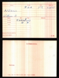 AVENILL WILLIAM GEORGE (medal card)