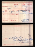 OFIELD ALFRED (medal card)