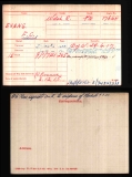 EVANS FREDERICK CHARLES (medal card)