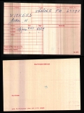 VICKERS JOHN HENRY (medal card)