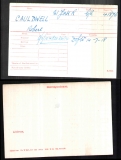 CAULDWELL ROBERT (medal card)