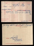 MAY WILFRID JOHN(medal card)