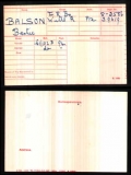 BALSON BERTIE(medal card)