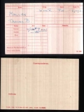 MALLEN THOMAS BERTRAM(medal card)