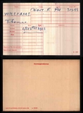 WILLIAMS THOMAS(medal card)