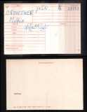 CROWTHER MILFRED(medal card)