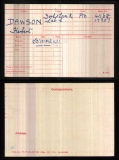 DAWSON HERBERT(medal card)