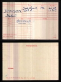 DAWSON HERBERT(medal card)