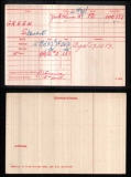 GREEN STEWART(medal card)