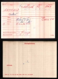 HATFIELD HERBERT(medal card)