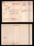 ROSE CHARLES RICHARD(medal card)